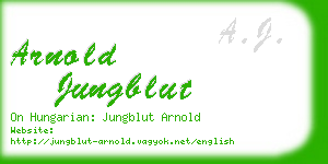 arnold jungblut business card